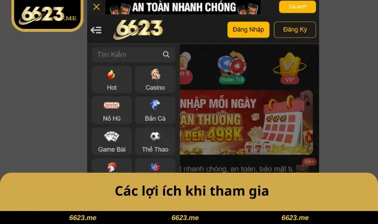 Các lợi ích khi tham gia