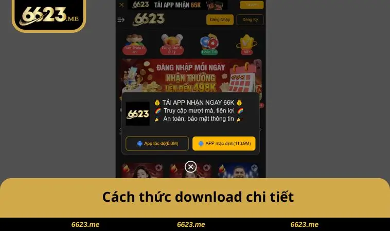Cách thức download chi tiết