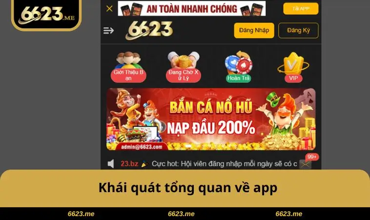 Khái quát tổng quan về app