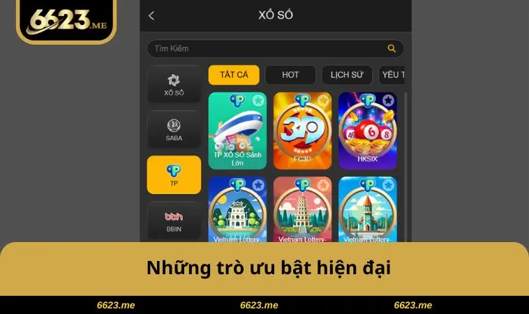 Những trò ưu bật hiện đại