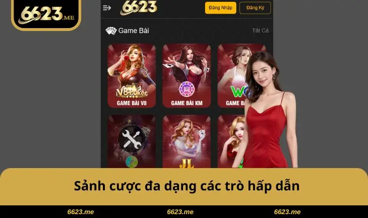Sảnh cược đa dạng các trò hấp dẫn