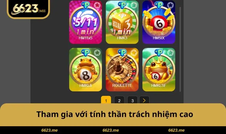 Tham gia với trách nhiệm cao