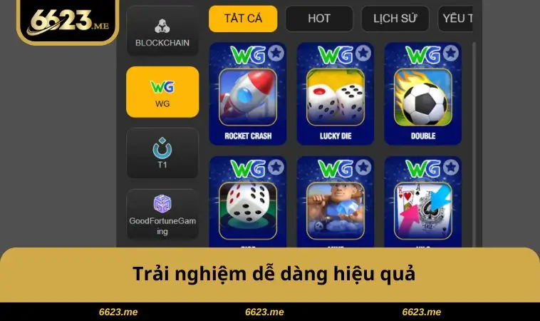 Trải nghiệm dễ dàng hiệu quả